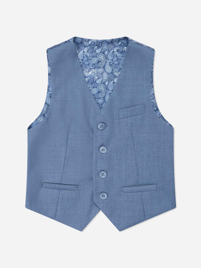 SUITLAB London Boys 7 Piece Suit Set in Blue