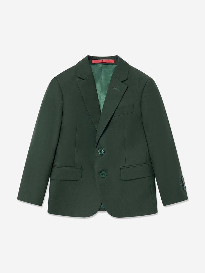SUITLAB London Boys 7 Piece Suit Set in Green