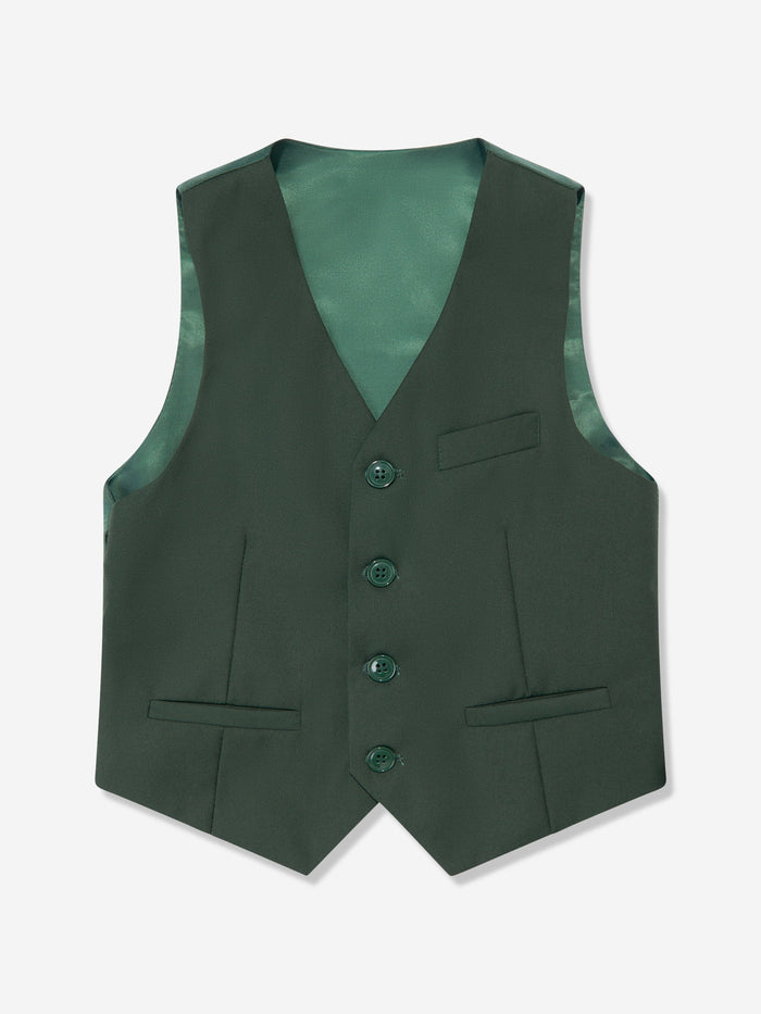 SUITLAB London Boys 7 Piece Suit Set in Green
