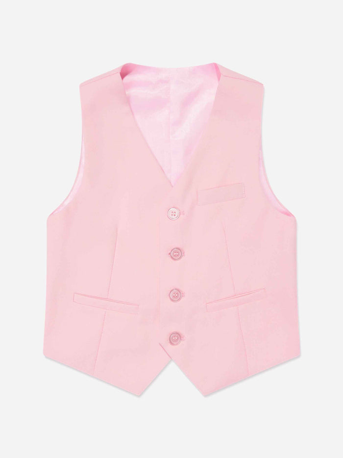 SUITLAB London Boys 7 Piece Suit Set in Pink