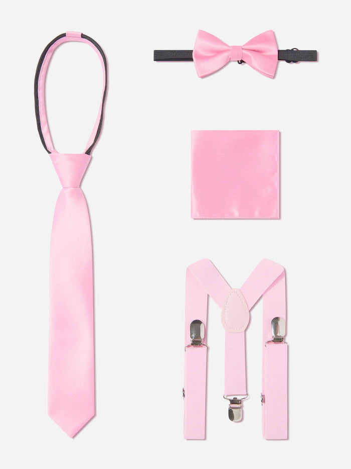 SUITLAB London Boys 7 Piece Suit Set in Pink