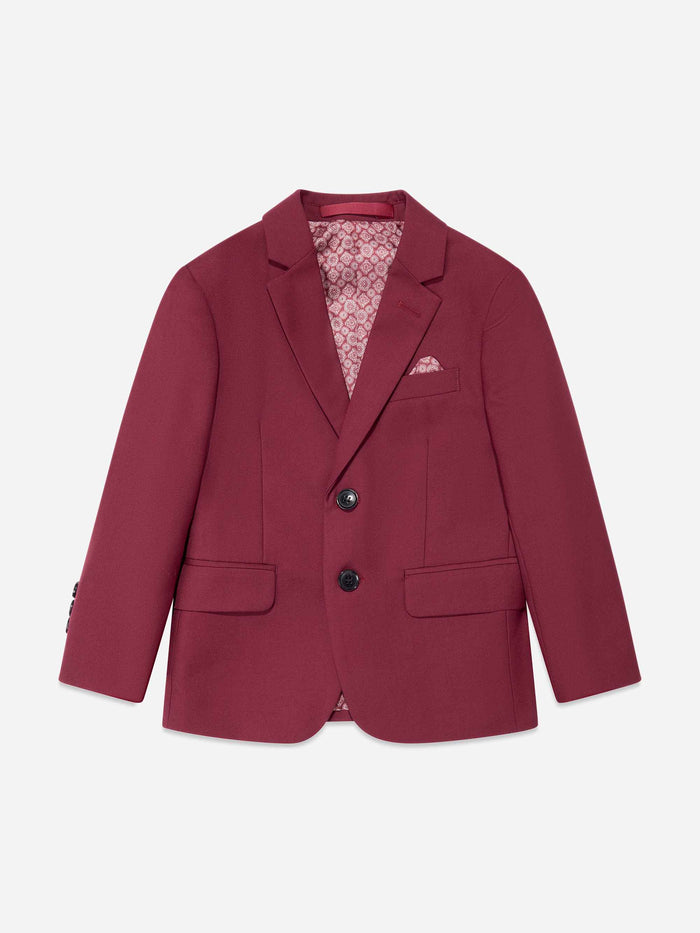 SUITLAB London Boys 7 Piece Suit Set in Red