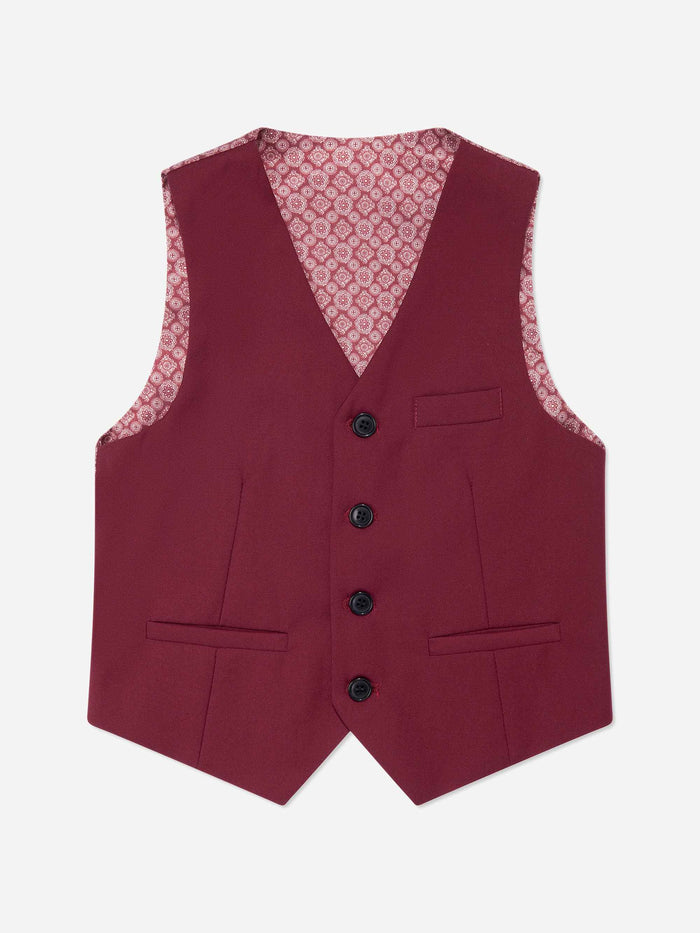 SUITLAB London Boys 7 Piece Suit Set in Red