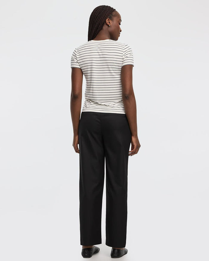 Super Soft Crew-Neck Striped T-Shirt - R Essentials