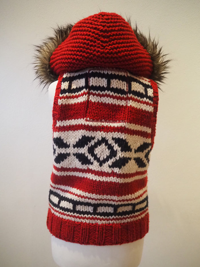 Superdry Chunky Knit Vest Small