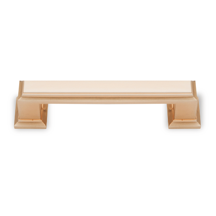 Elegant and rich-looking cabinet pull with traditional detail.