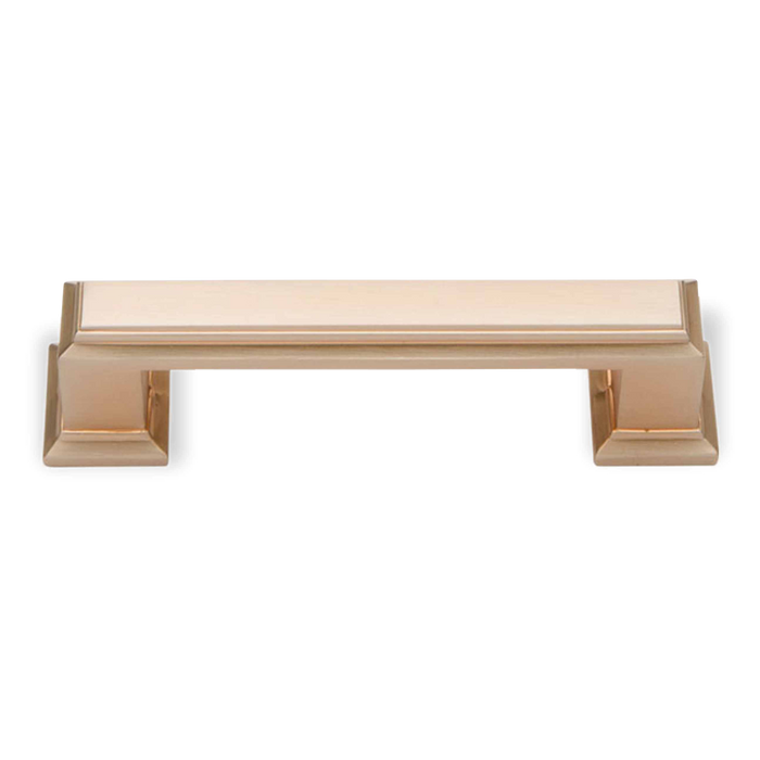 Elegant and rich-looking cabinet pull with traditional detail.