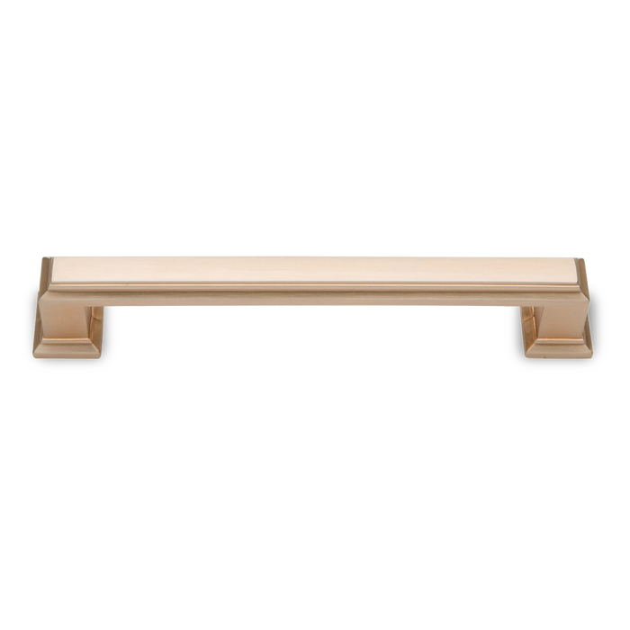 A traditional pull with ridge detailing.