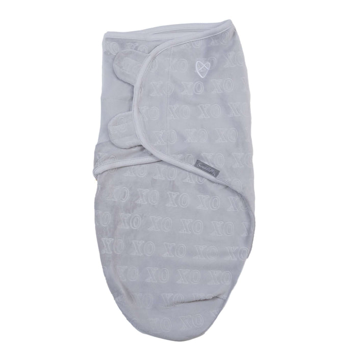 SwaddleMe by Ingenuity velboa original baby swaddle size SM 0-3 months in hugs and kisses pattern