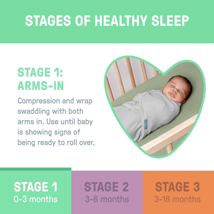 SwaddleMe by Ingenuity Velboa Original Swaddle, Size SM, 0-3 months, 2pk (Pink Hearts)