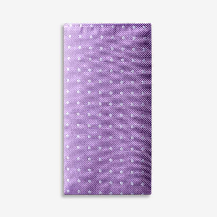 Sweet Purple Dotted Pocket Square