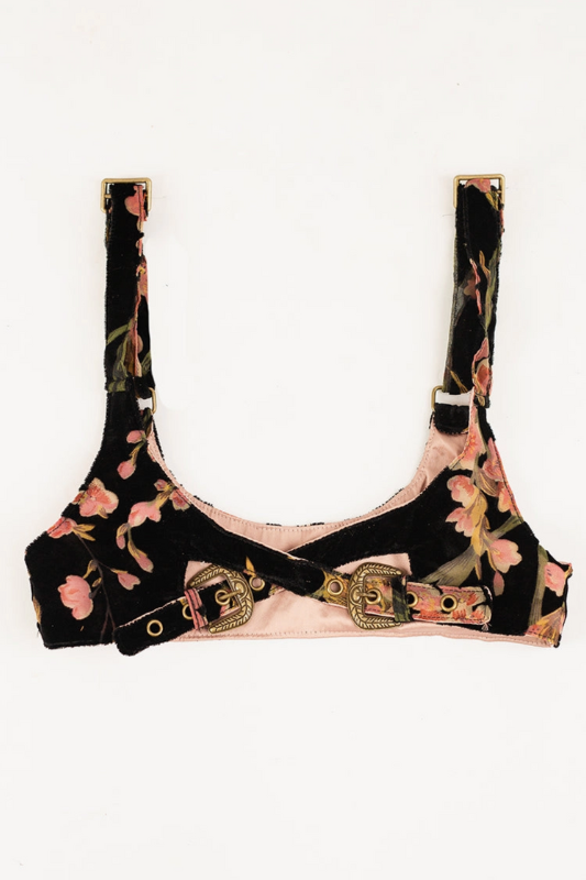 Tashia Harness - Black Floral