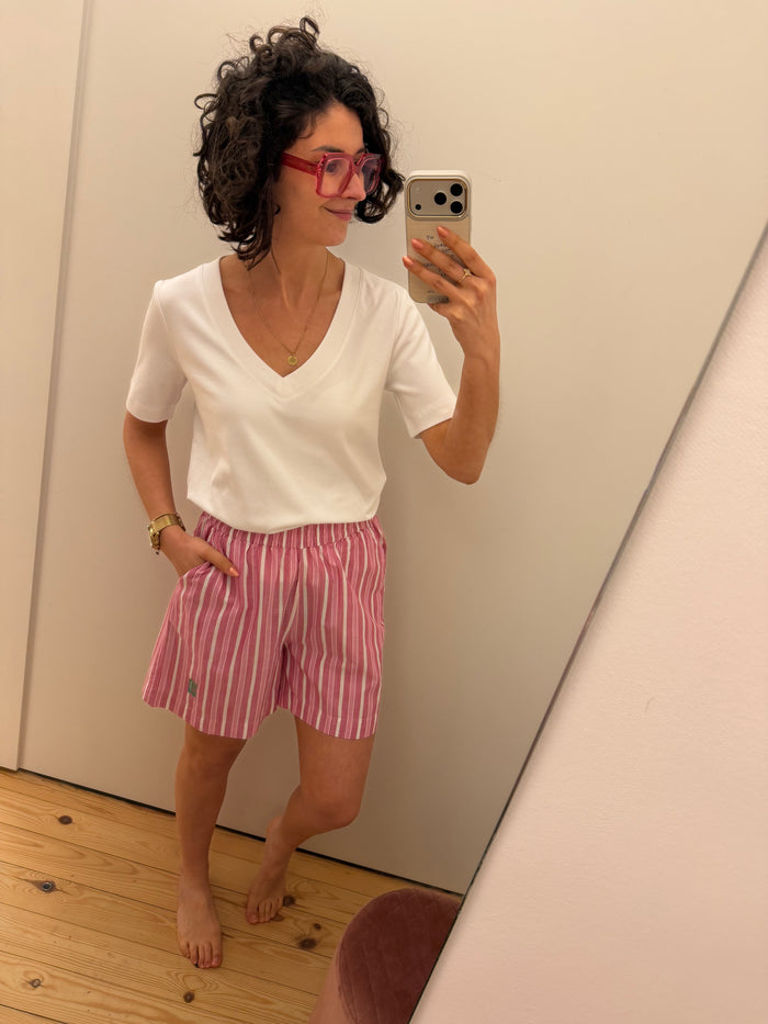 Tee T-shirt V-hals