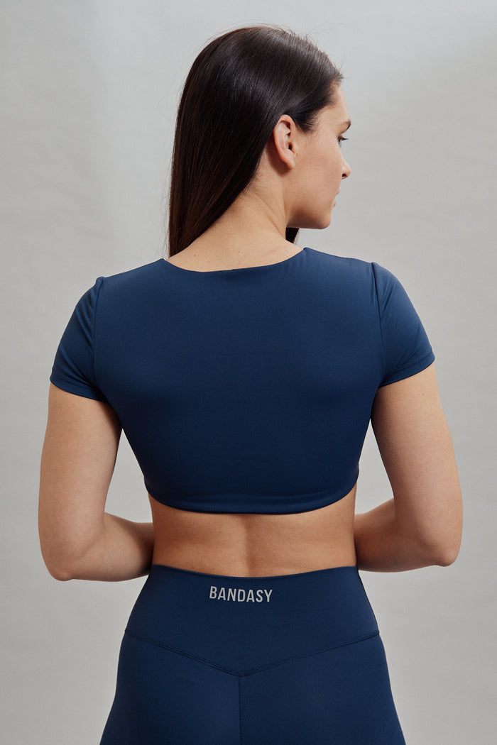 TERRA CROP TOP BLUE