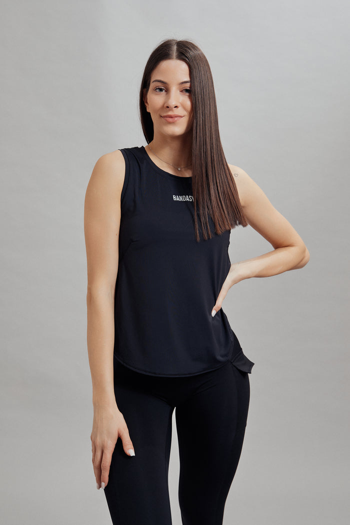 TERRA SLEEVELESS SHIRT BLACK