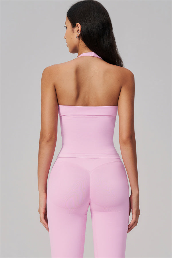 The Align V-Halter Top Flared Leggings 2-Piece Set