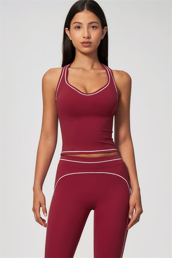 The Amara Tank Top Capri Leggings 2-Piece Set