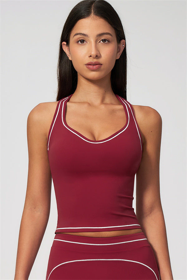 The Amara Tank Top Capri Leggings 2-Piece Set