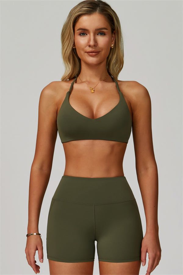 The Bold Cross Back Sports Bra