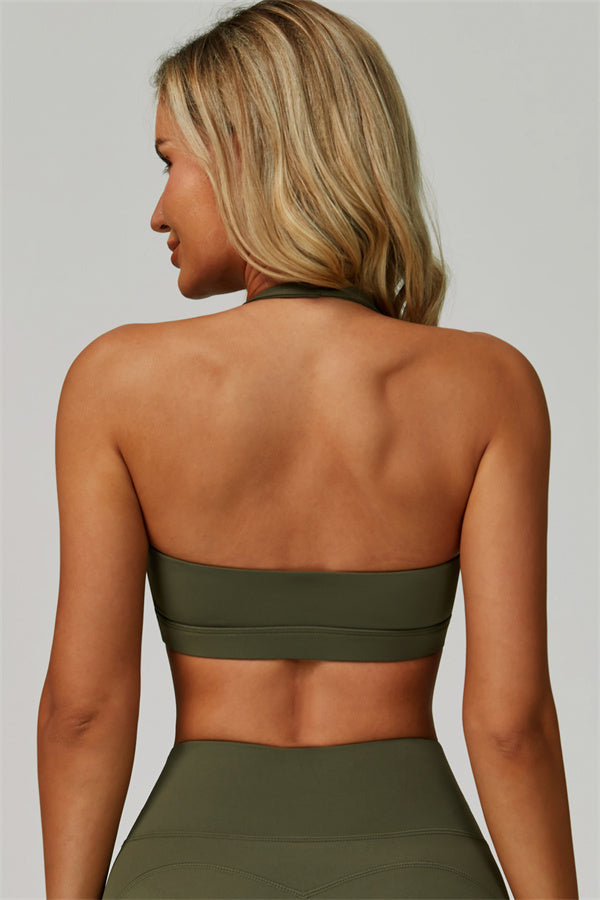 The Bold Halter Sports Bra Shorts 2-Piece Set