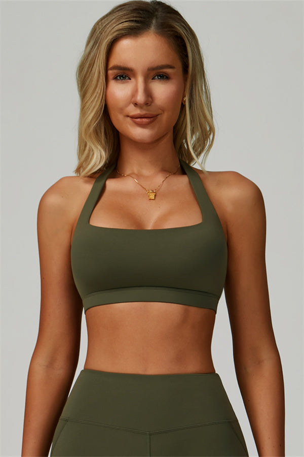 The Bold Halter Sports Bra Shorts 2-Piece Set