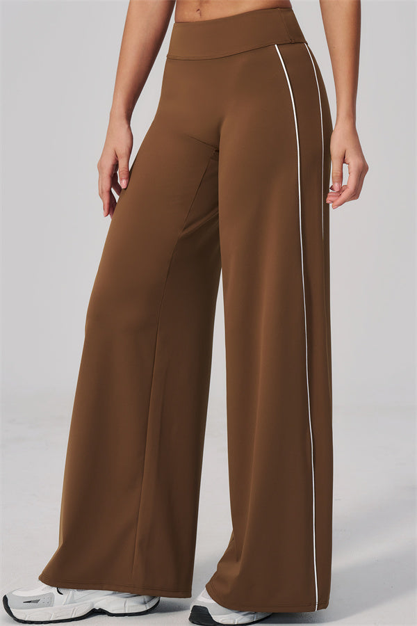 The Breathe Crop Top Straight Leg Pants 2-Piece Set