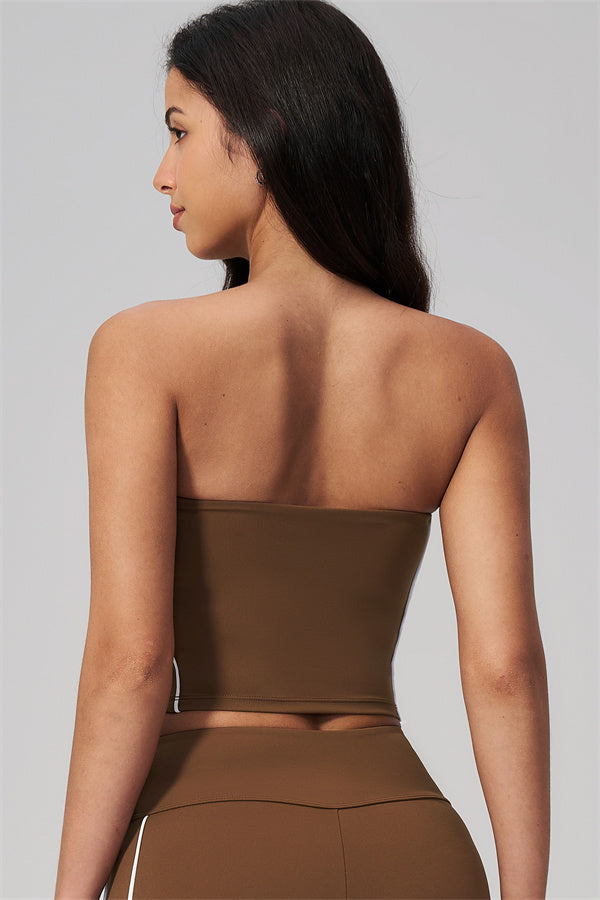 The Breathe Tube Top Straight Leg Pants 2-Piece Set