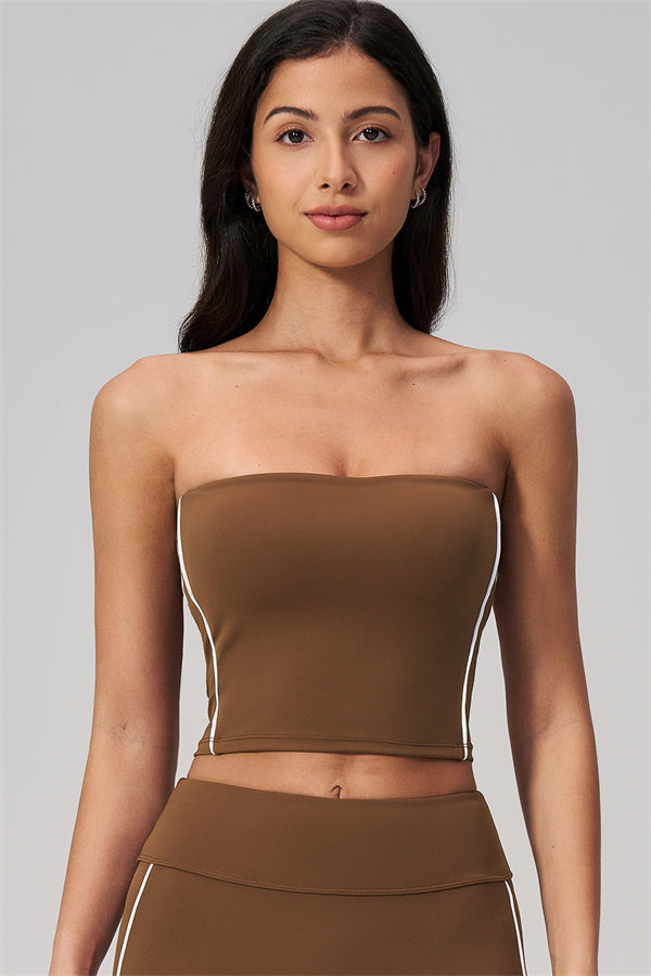 The Breathe Tube Top Straight Leg Pants 2-Piece Set