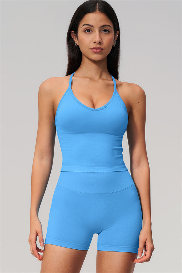 The Camille Crop Top Shorts 2-Piece Set