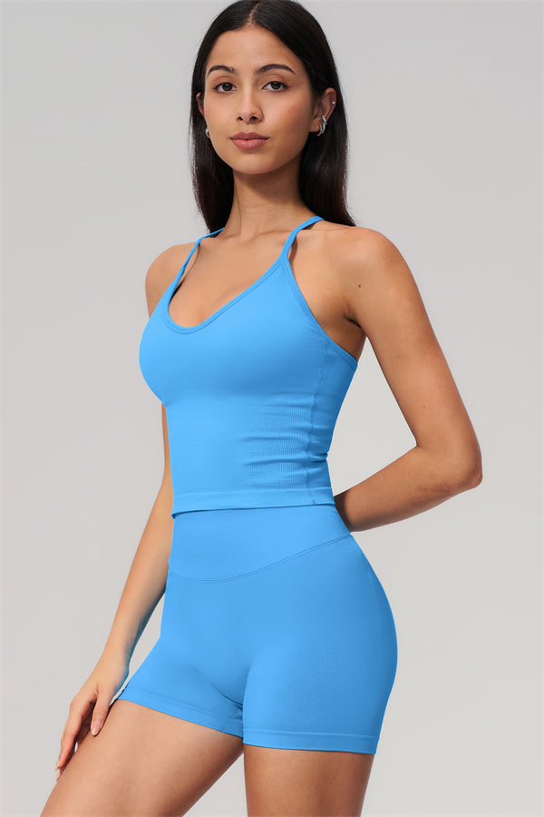 The Camille Crop Top Shorts 2-Piece Set