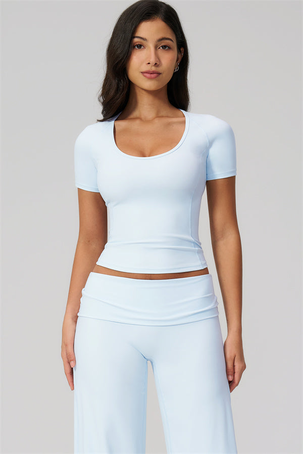 The Daring T-shirt Straight Leg Pants 2-Piece Set