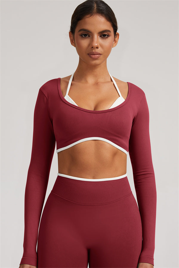 The Elevate Long Sleeve Crop top