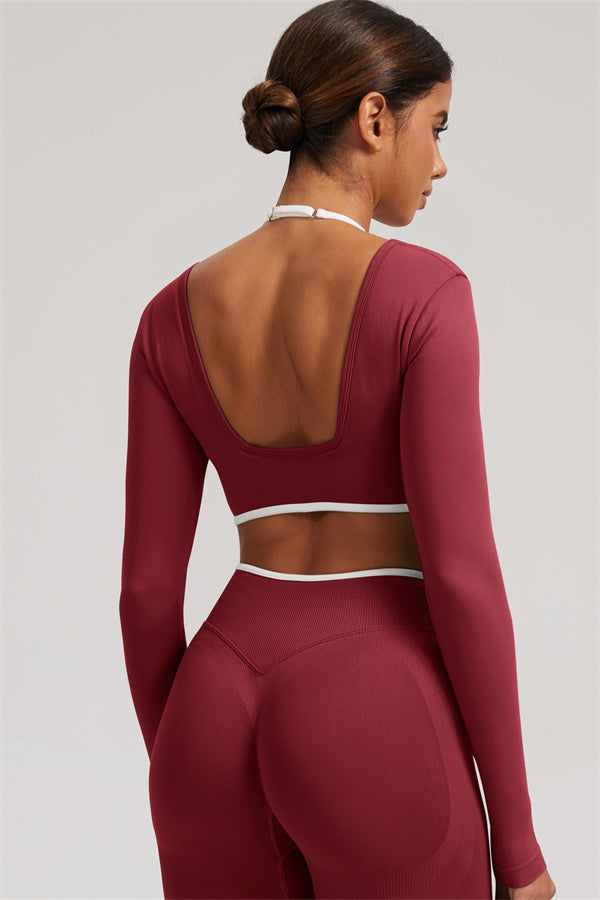 The Elevate Long Sleeve Crop top