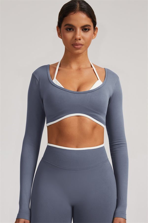The Elevate New Long Sleeve Crop top
