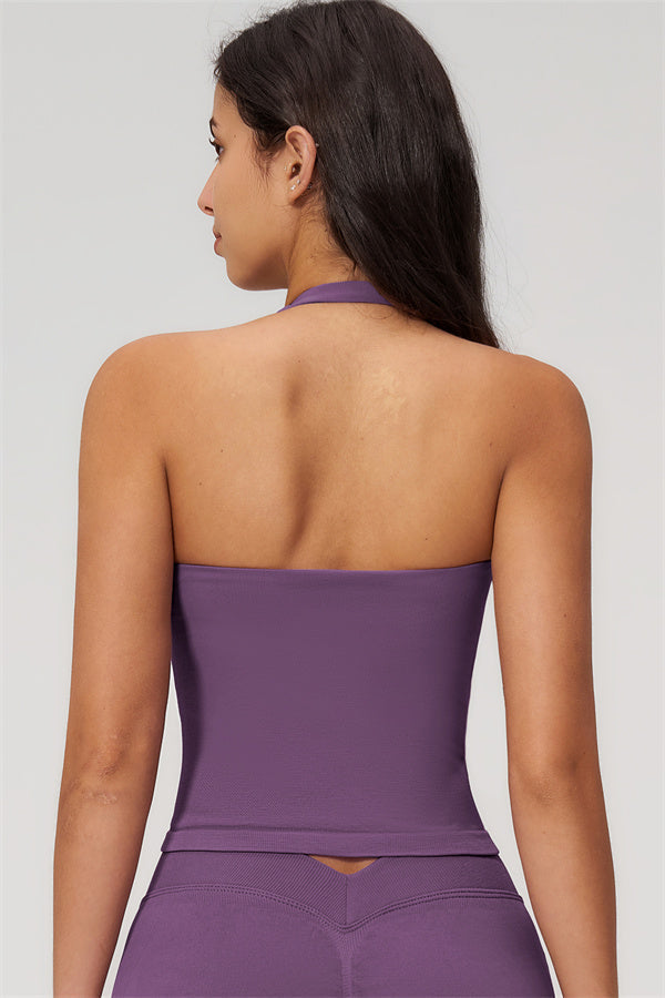 The Empower Halter Crop Top