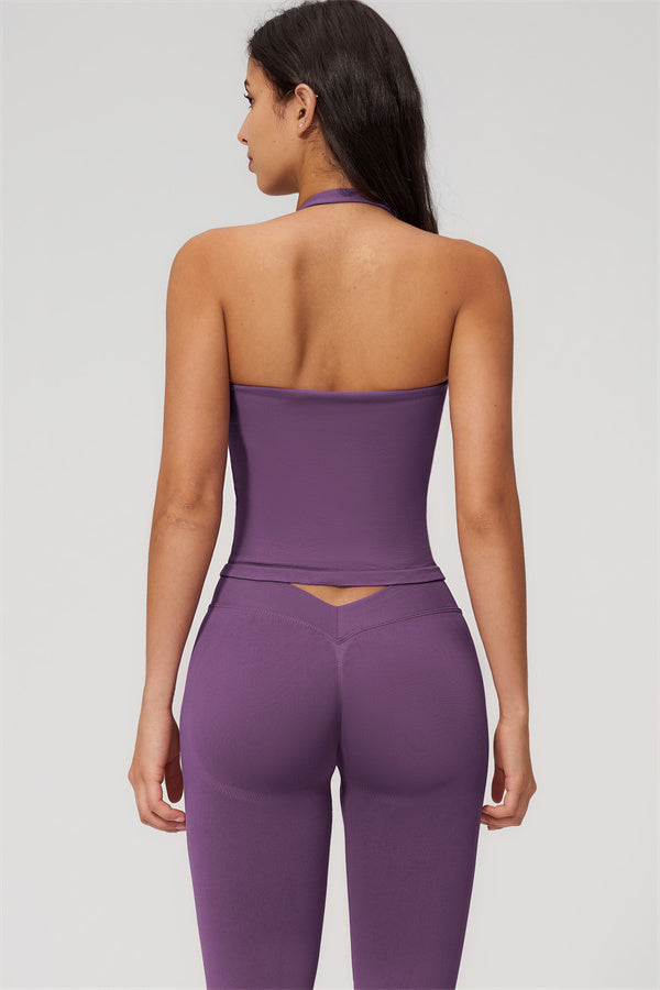 The Empower Halter Crop Top