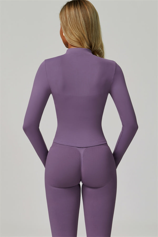 The Empower Jacket Sports Bra Leggings 3-Piece Set