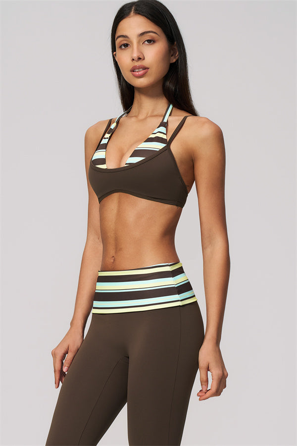 The Enliven Sports Bra Capri Leggings 2-Piece Set
