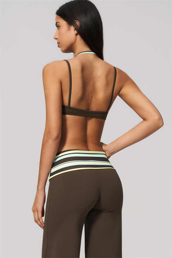The Enliven Sports Bra Straight Leg Pants 2-Piece Set