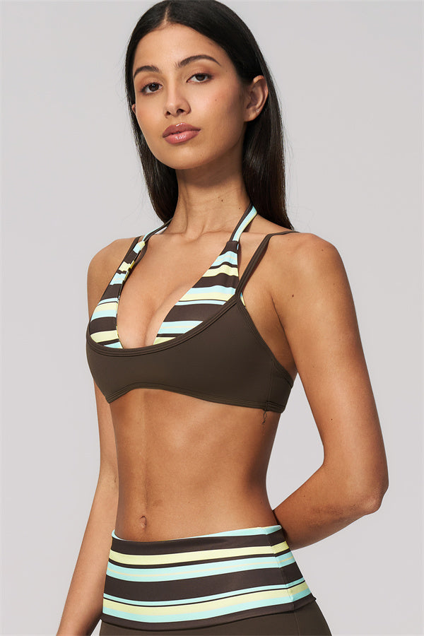 The Enliven Sports Bra Straight Leg Pants 2-Piece Set