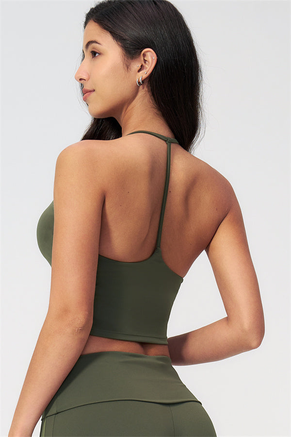 The Evoke Crop Top Capri Leggings 2-Piece Set