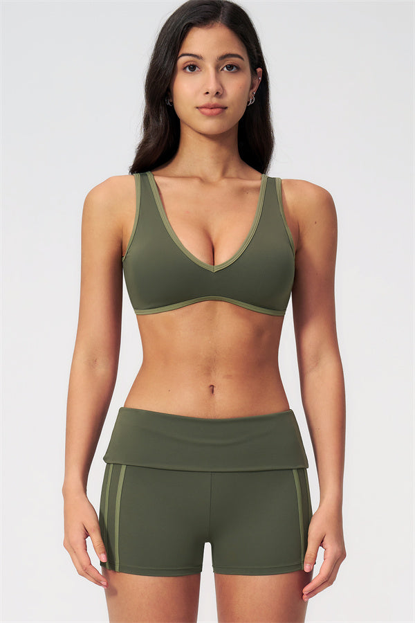 The Evoke Sports Bra Shorts 2-Piece Set
