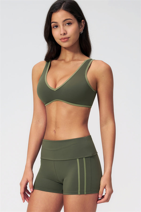 The Evoke Sports Bra Shorts 2-Piece Set