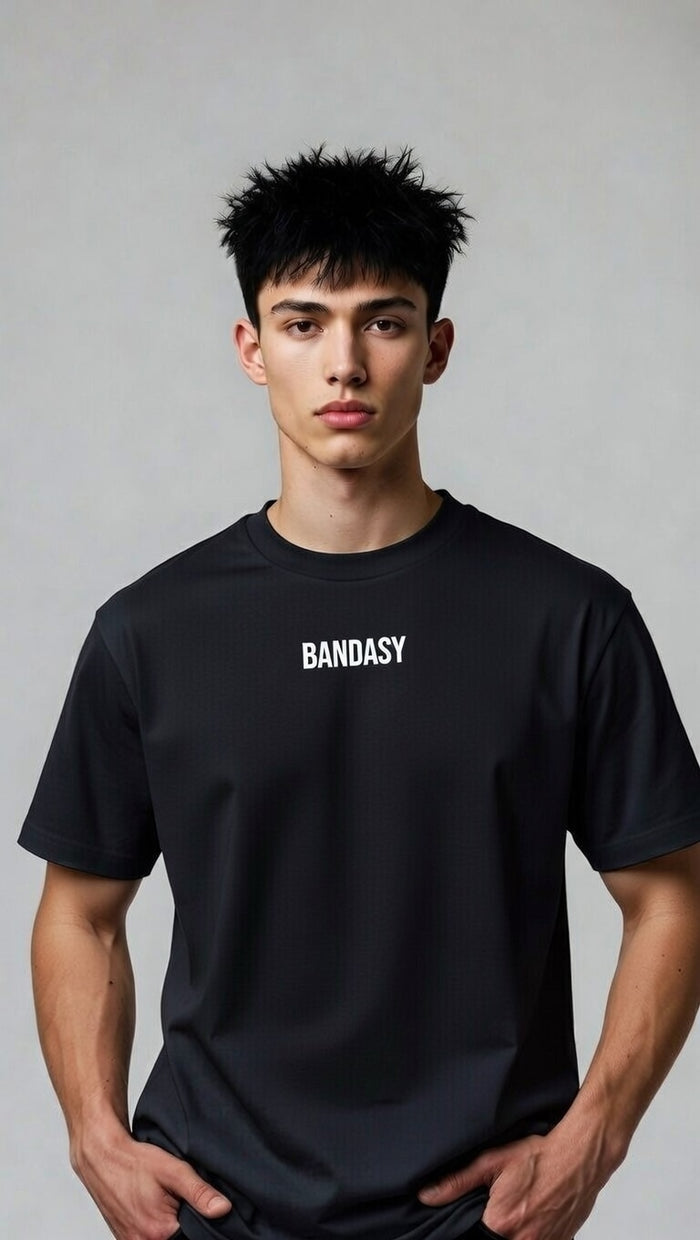 THE G.O.A.T. OVERSIZED TEE BLACK