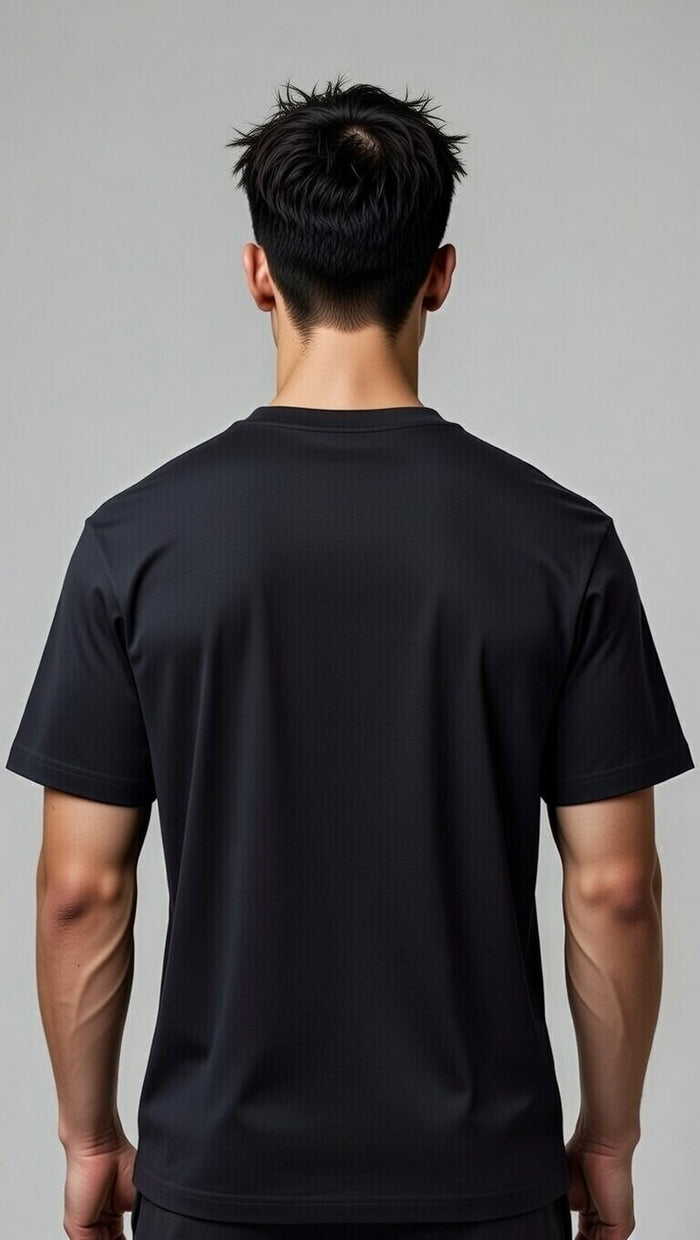THE G.O.A.T. OVERSIZED TEE BLACK