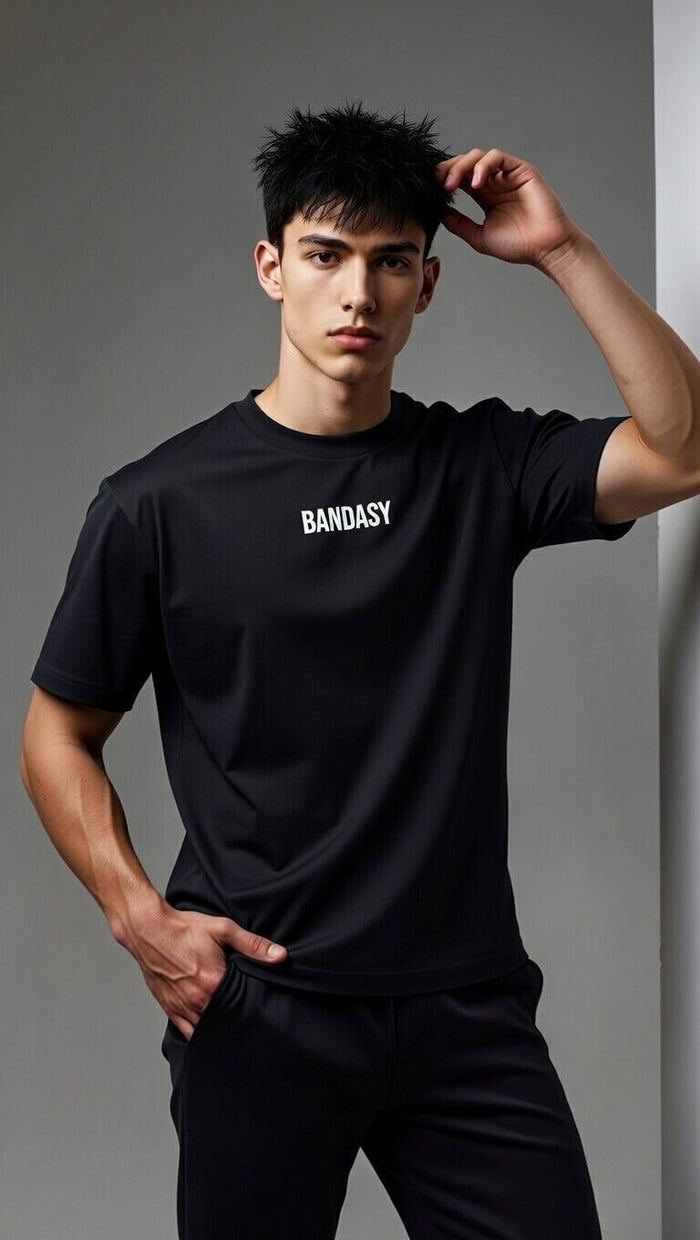 THE G.O.A.T. OVERSIZED TEE BLACK