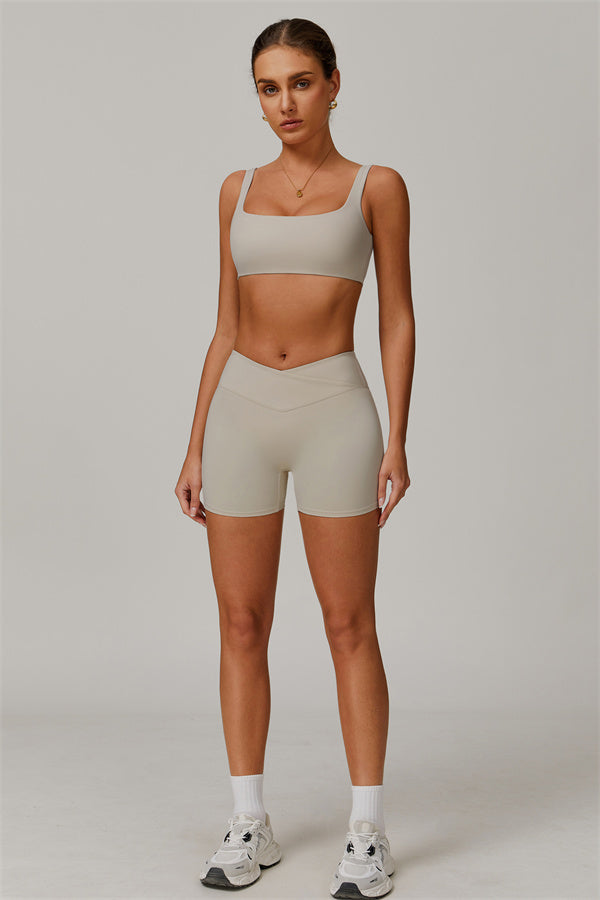 The Halo Sports Bra Shorts 2-Piece Set