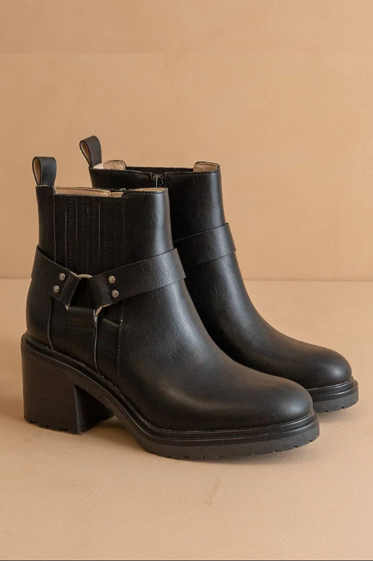 The Jayden Moto Bootie - Black
