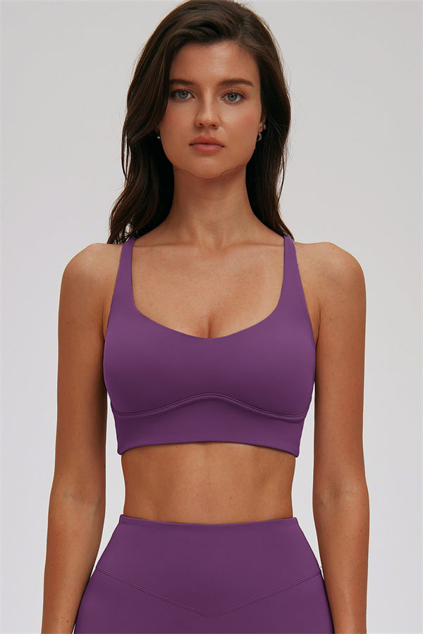 The Kinetic Cross Back Sports Bra