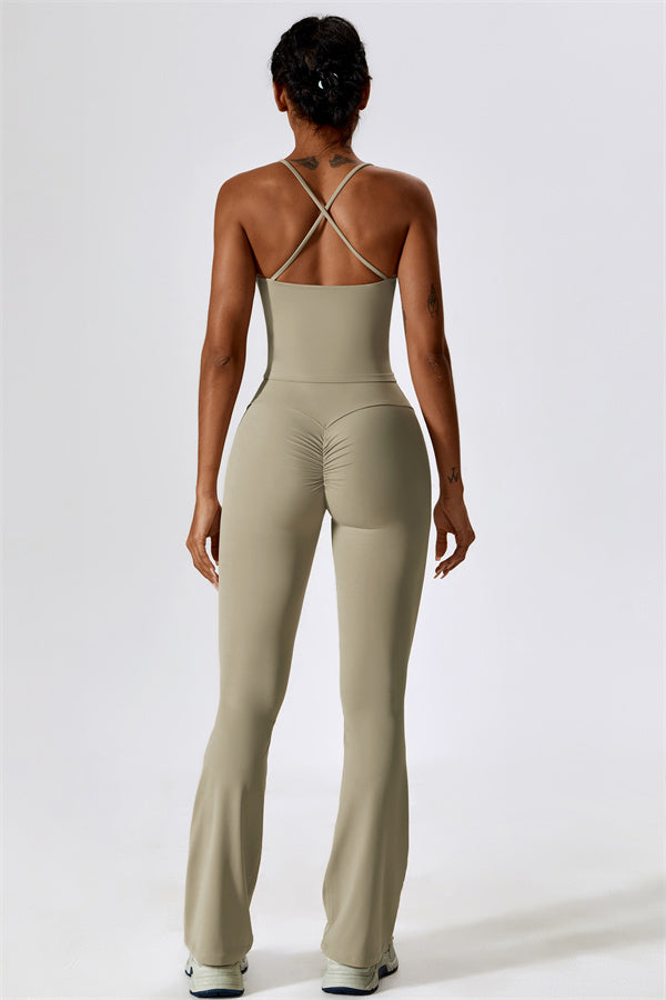 The Lily Belle Sports Bra Flared Leggings 2-Piece Set